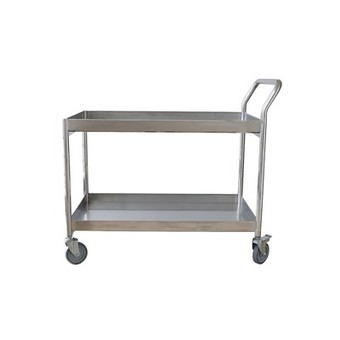 Sysbeli 2-astmeline roostevabast terasest laboratoorne vankrit ratastel